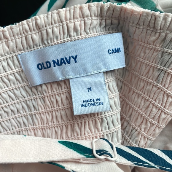 Pink dress with palm leaf print - Picture 4 of 4